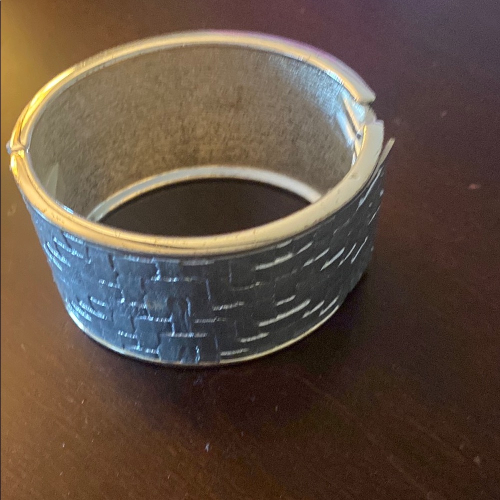 Silver Wearable Tech Bracelet